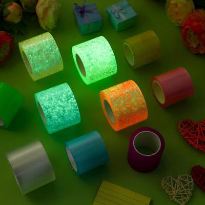 Nastro Nano per Giocattolo Bolla Fai da Te 3m Nastro Nano Colorato Nastro Fosforescente Nastro Artigianale Bolle per Bambini Giocattolo Antistress per Creazione