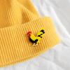 Chicken Rooster Brooch Pin, Acrylic Lightweight Farm Animal Jewelry, for Backpacks Hats Jackets Thanksgiving