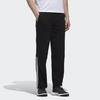 Adidas Knitted Sweatpants Men's Black Moderate Straight Fit Pants DW4613