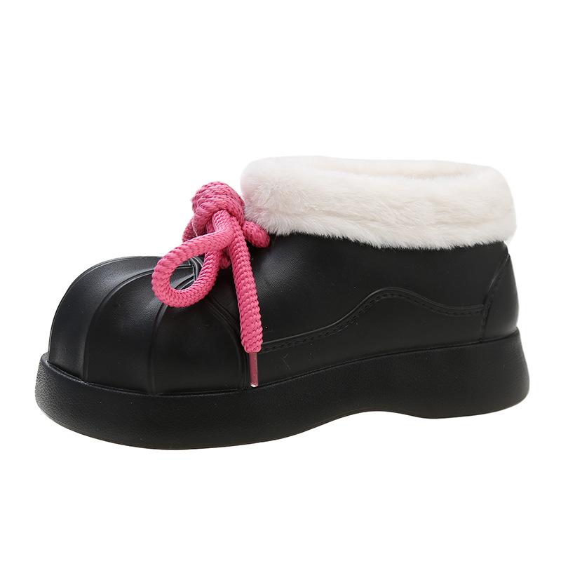 Женские осенне-зимние водонепроницаемые и мягкие теплые зимние ботинки 41 слоновая кость — фото 16