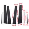 8pcs/set Car Window Door Column B C Pillar Post Cover Trim Replacement Parts Fit Toyota Prius 2016-2022
