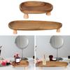 Wooden Riser Tray Jewelry Display Dish Platter Perfume Holder Pedestal Stand for Bottles Room