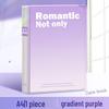 A4 Morandi Data Book: Transparent Inner Page Multi-Layer PP Folder for Office File Storage.