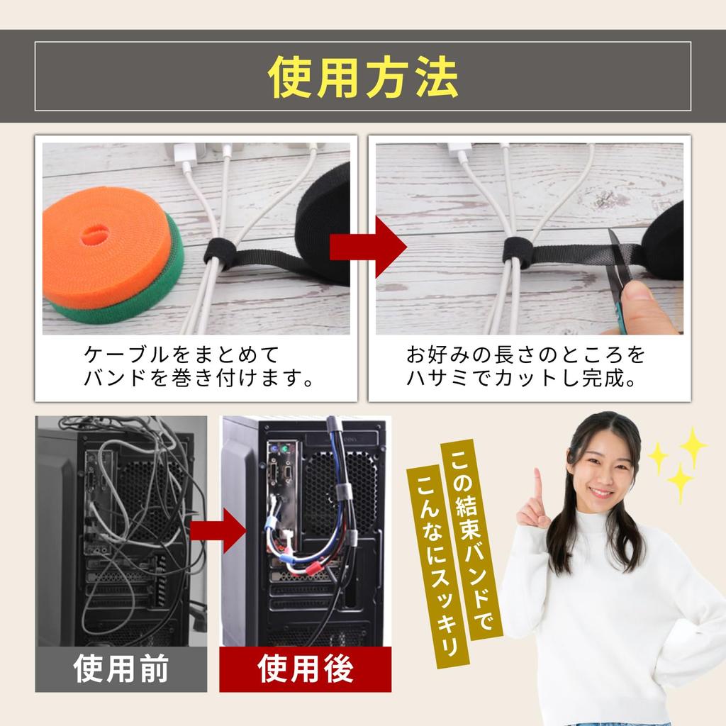 Blue Velcro Tape Fastener Tape Cable NYANDELMO ND-0004-R02-BU-1.5cm X 5m Wide