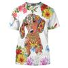 Fashion 3D Dog Pet Print Men's T Shirt Casual O-neck Loose Short Sleeve Tops Fashion Trend Summer Oversized T-shirt Men Clothing