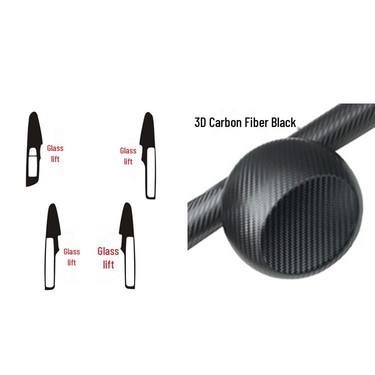 BYD Song Pro 21-22 Carbon Fiber Interior Stickers - Xiaoyun Edition