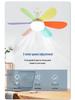 E27 Six-Blade Ceiling Fan Light for Bedroom, Living Room, & Dining Room