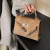Retro bag women's fashion shoulder messenger bag spring new temperament versatile portable commuter small square bag