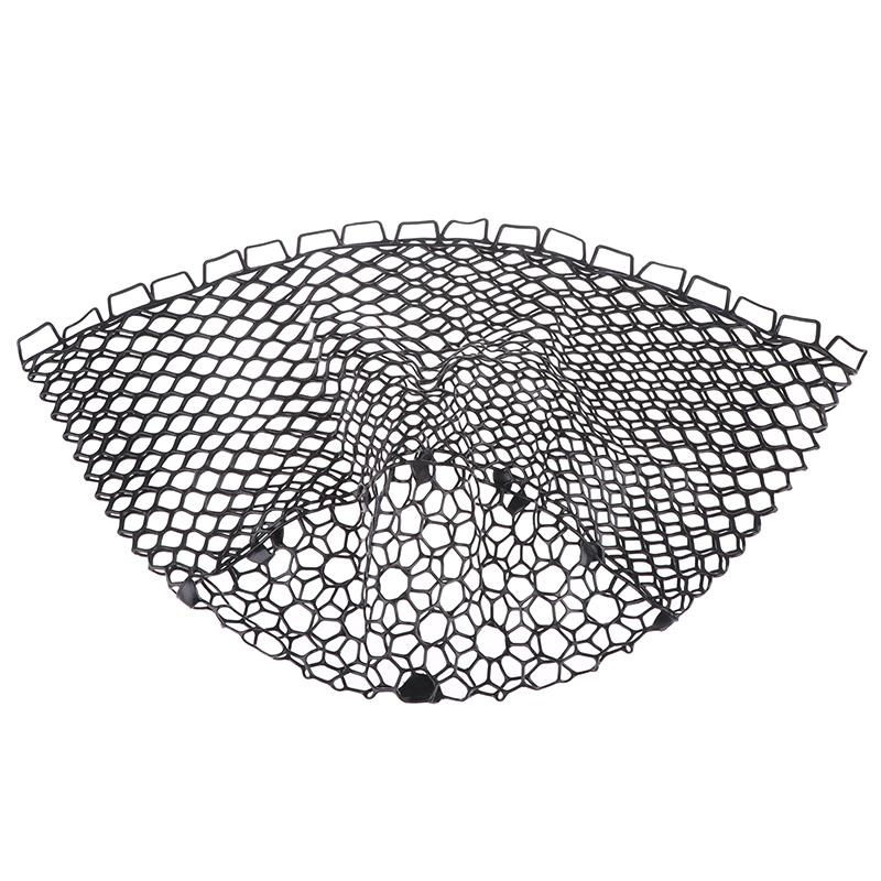 32/40/50Cm Portable Collapsible Fishing Net Wear-Resistant Rubber Mesh Fish Catch Trap Landing Outdoor Multifunctional Dip Net