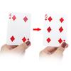 Magic Tricks Card Fantastic 4 to 6 Moving Point Card for Magician Cards Magic Gimmicks Close Up Magic Props JXB