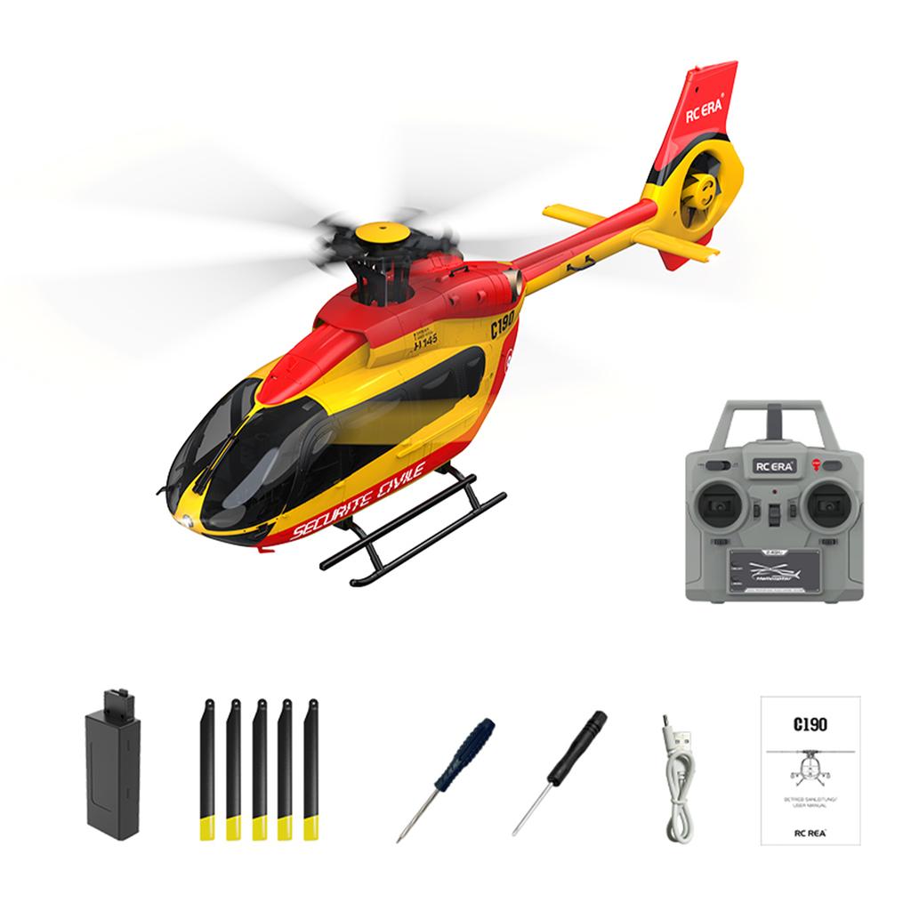 2025 New Fixed Altitude C190 Remote Control Helicopter Brushless Motor With Optical Flow Rc Electric Model Outdoor Toy Gifts