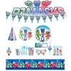 Kids Pjmask Birthday Party Supplies Tableware Decoration Plates Cartoon Cups