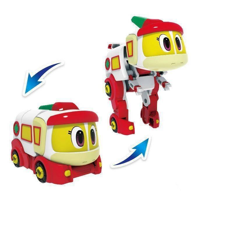 Go Dino Go Abs Min Deformation Action Figures Rex Transformation Car Model Toy