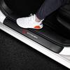4pcs Car Door Plate Protective Stickers Carbon Fiber Car Sticker Sill Scuff Cover Anti Scratch Decal For Citroen C1 C2 Picasso