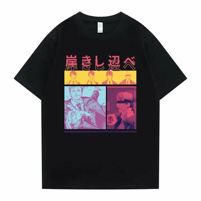 Anime Chainsaw Unisex Kishibe Art Estetické Grafické Trička Unisex Dámská Móda Ležérní Trička s Krátkým Rukávem Unisex Unisexga Harajuku Tričko