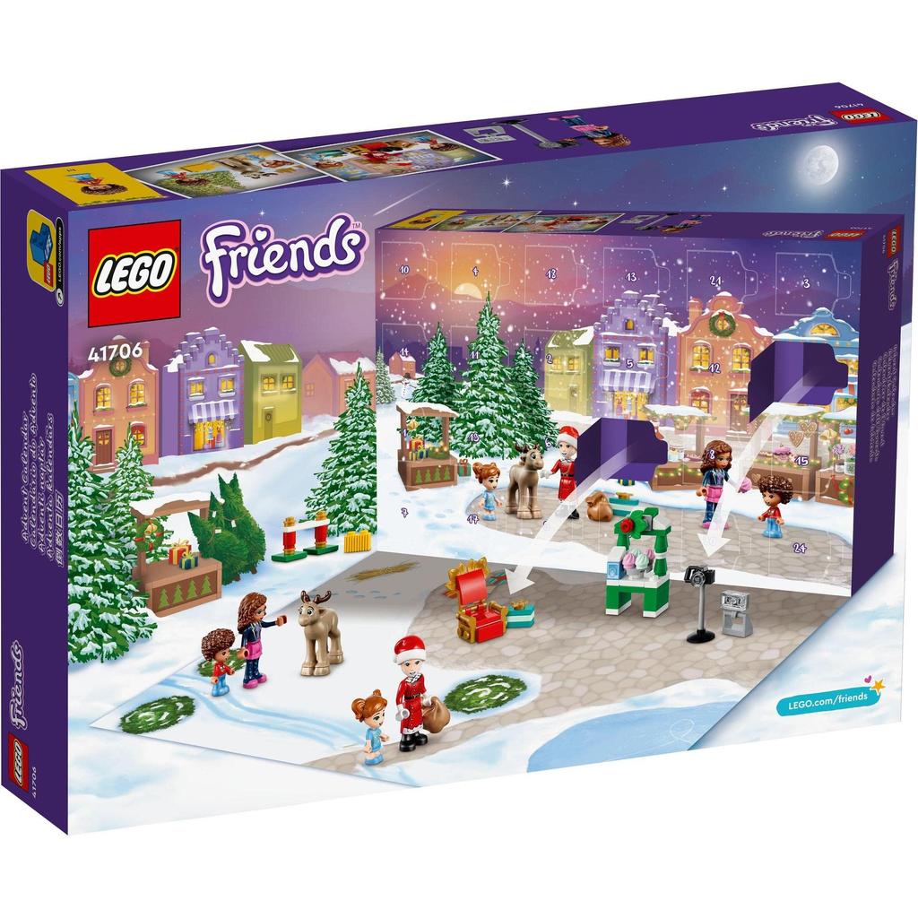 LEGO Friends LEGO® Friends Advent Calendar 41706, a toy block gift for girls ages 6 and up, perfect for holidays and anniversaries.