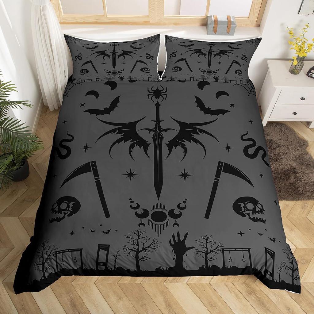 Halloween Duvet Cover Set Bedding Set 3-piece Bedding Set