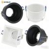 JOYINLED Hot Zinc Alloy Anti Glare Cut-out 80mm LED Spotlight GU10 White/Black Ceiling Downlight Fixture Housing Frame