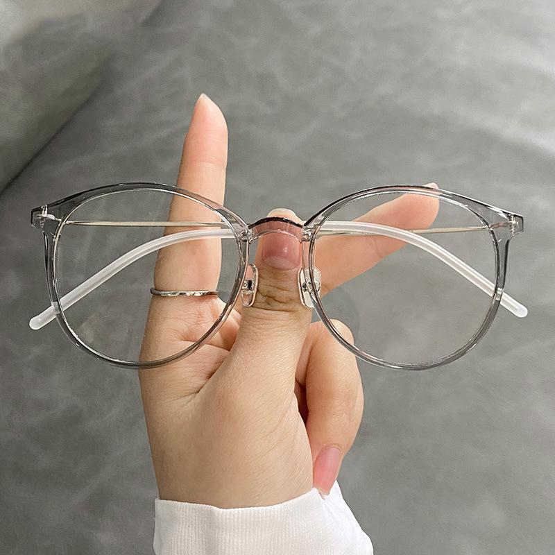 Ultralight Clear Round Myopia Glasses With Diopter -1 -2.5 -6.0 Stylish Designer Nearsighted Eyeglasses Anti Blue Light Glasses