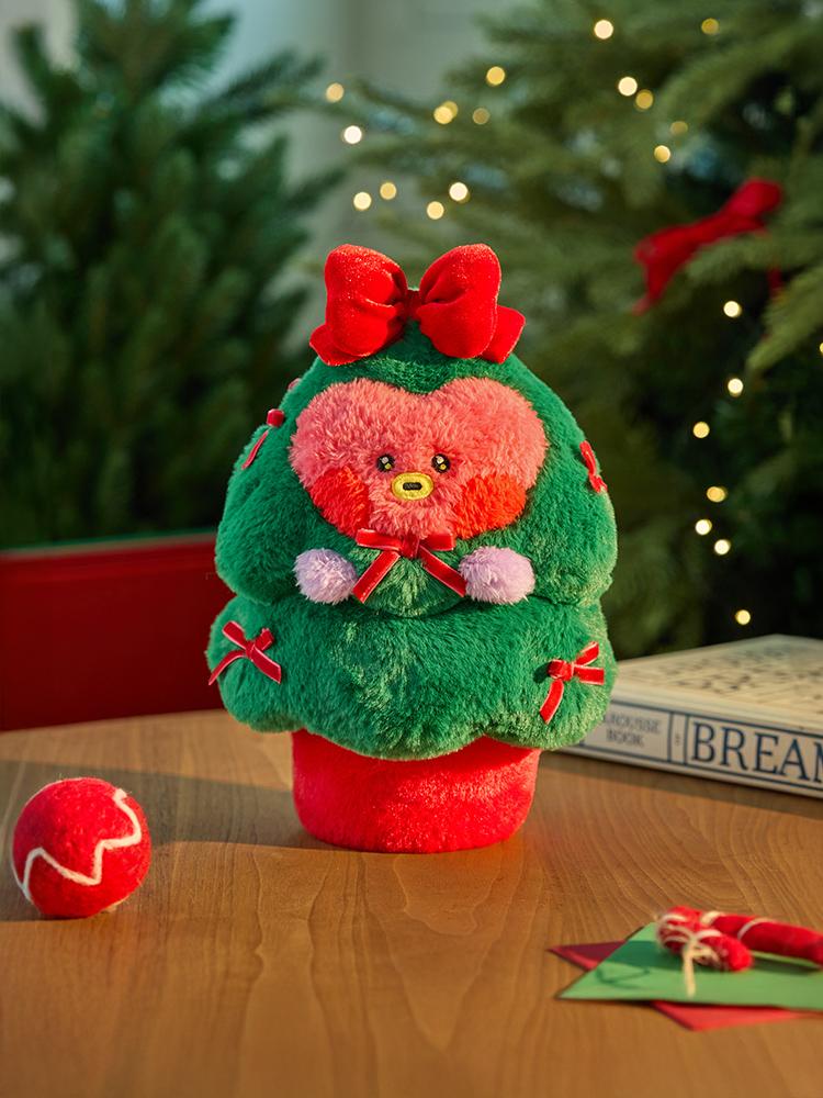 BT21 TATA Minini Petit Holiday Tree Plush Doll
