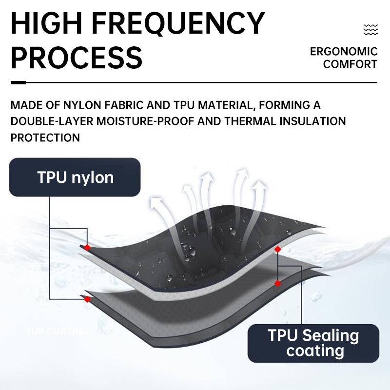 Outdoor Tent Sleeping Mat Camping Ultra Lightweight With Moisture-Proof Pad, Single Person TPU With Foot Inflation Cushion