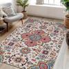 Luxury  Bohemian Mat - Soft and Non-slip and Can Be Washed By Machine, Suitable for Living Rooms, Bedrooms, Offices Large Carpet
