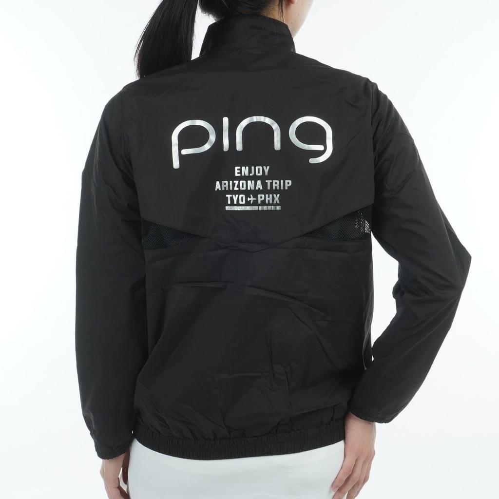 Full Zip Blouson Golf S [Ping Apparel] Women's (Water Repellent, Stretchable) / / 622-5120200 010_Black