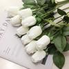 Simulation Rose Single Realistic Feel Moisturizing Rose Ins Wind Home Decoration Wedding Bouquet Rose Bud