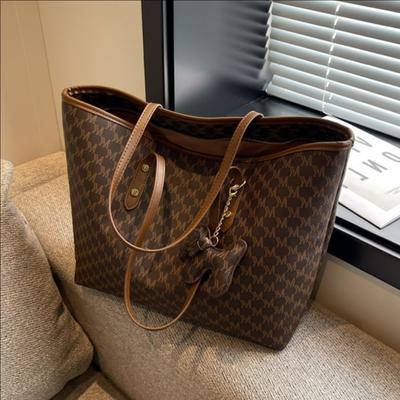 Sac fourre-tout pour femme, sac à bandoulière rétro en cuir, sac à main tendance grande capacité, adapté pour l'école, le travail et le shopping