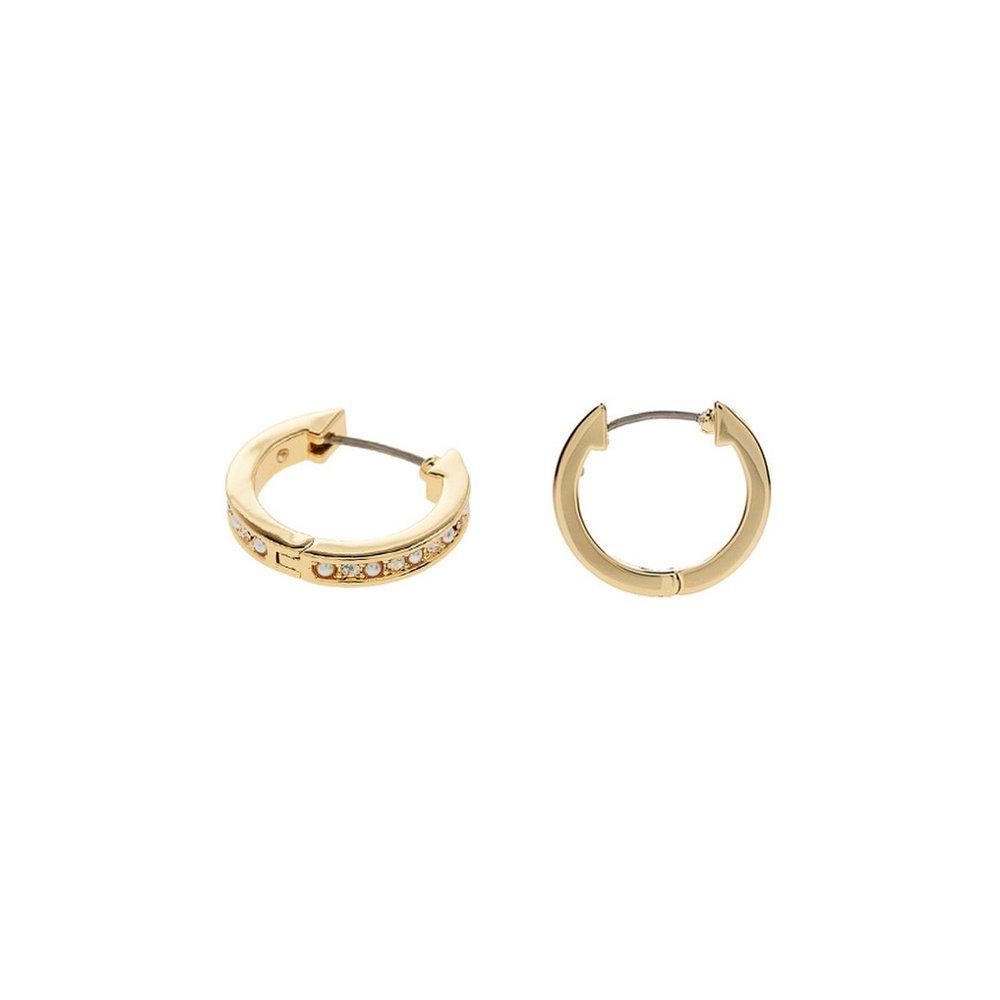 

[Coach] Classic Pearl Huggie Earrings C9236 Gold 72577