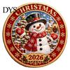 Christmas Coins 2026 Coin, Holiday Commemorative Keepsake with Embossed Festive Gingerbread Man Medals Santa/Gingerbread Man/Snowman/Elk, 3D