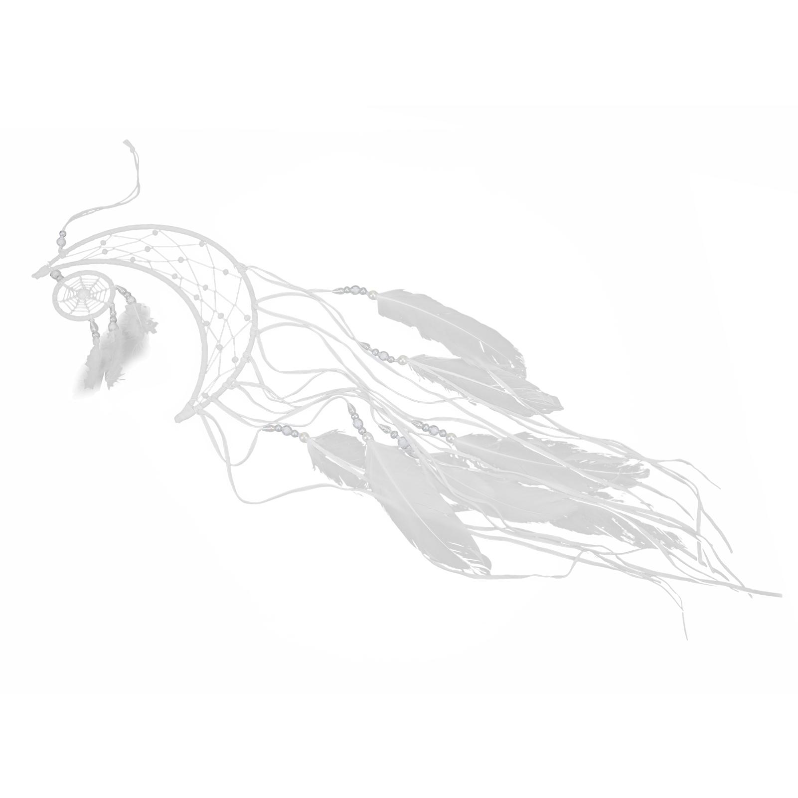 Dream Catchers Hand Made Moon Appearance Dreamcatcher Pendants for Car Office Home Decorations Gifts