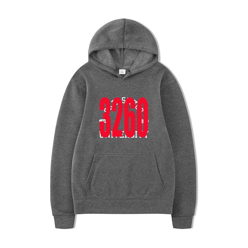 Autumn And Winter Men'S Hooded Sweater Fleece Casual Creativity 3260