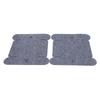 2 Pcs Desktop Storage Felt Box Foldable Felt Storage Basket Makeup Organizing Basket for Home
