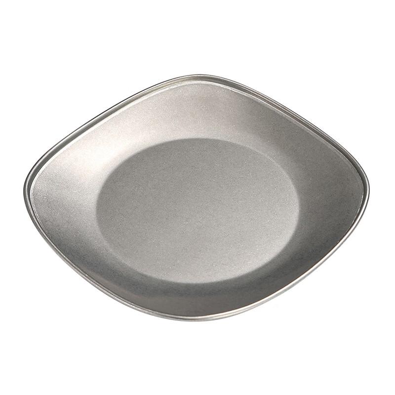 Retro Distressed Stainless Steel Serving Plate