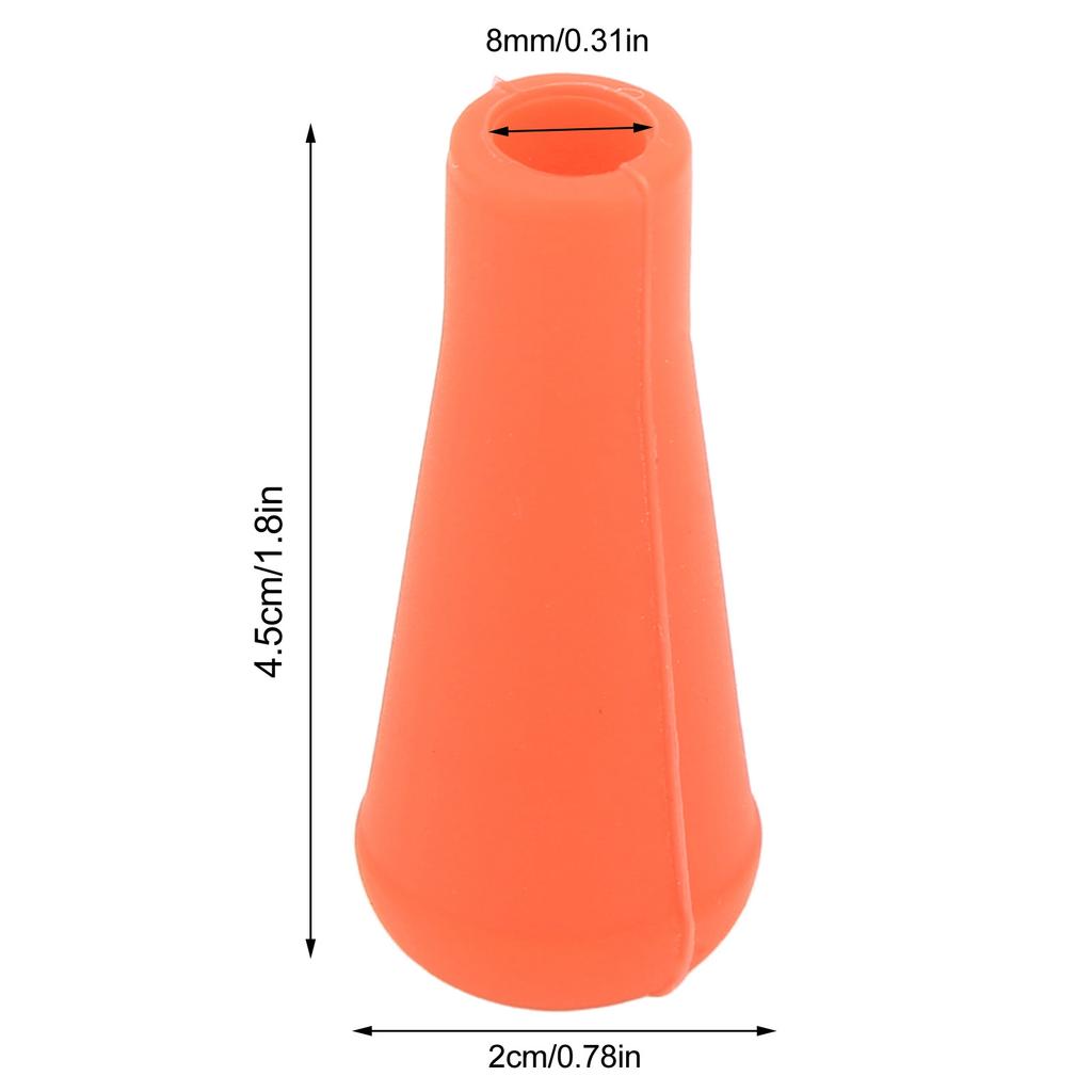 5PCS Archery Tip 8MM Inner Diameter Rubber Points For S Training Outdoor