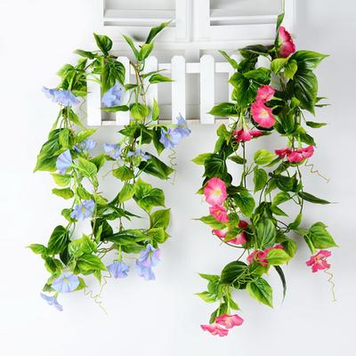 High-grade Simulation Morning Glory Vine Seeds Garden and Patio Potted Plant Morning Glory Flowers