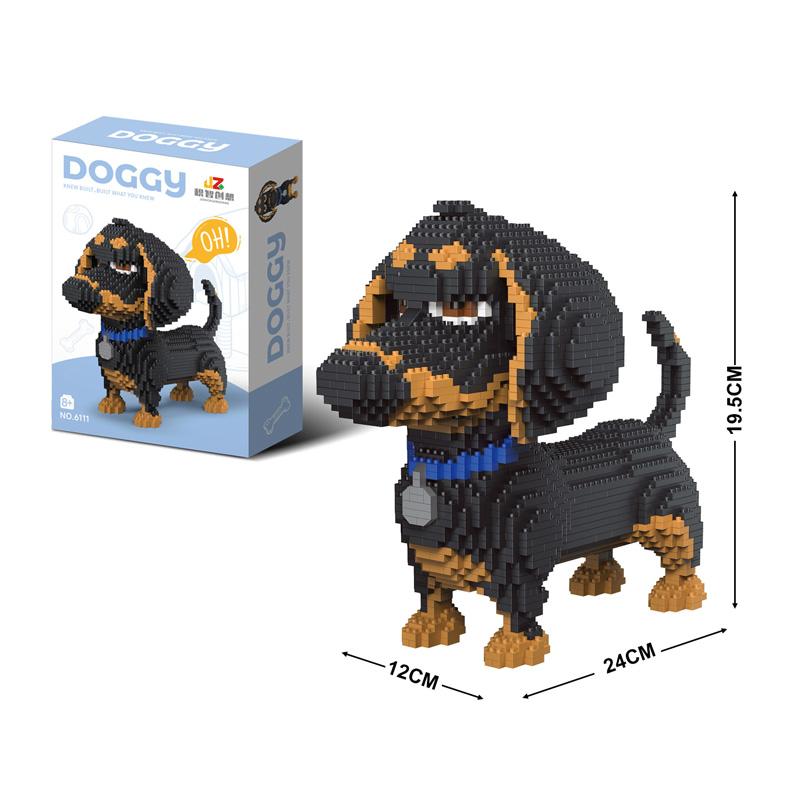 New Cartoon Creative Pet Cat and Dog Assembly Toys DIY Educational Building Blocks Toys Parent-child Interactive Toys Gifts