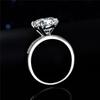 Real Moissanite 5 Carat 14K White Gold Wedding Rings for Women 925 Sterling Silver High Jewelry Eternity Band Engagement Rings