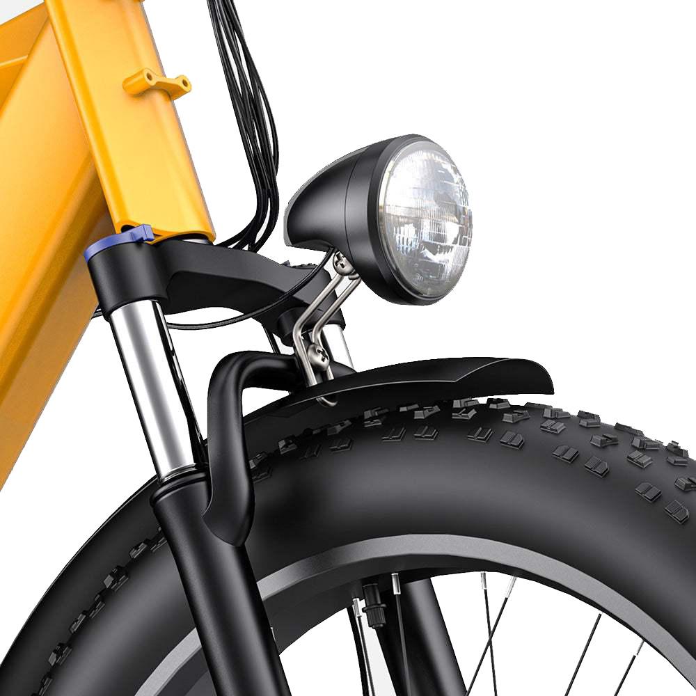 Engwe E26 250W Urban Commuter E-Bike 48V 16Ah, 26"×4.0" Reifen, Hydraulische Scheibenbremse, Vollfederung, LCD-Display, Shimano 7-Gang City Pedelec