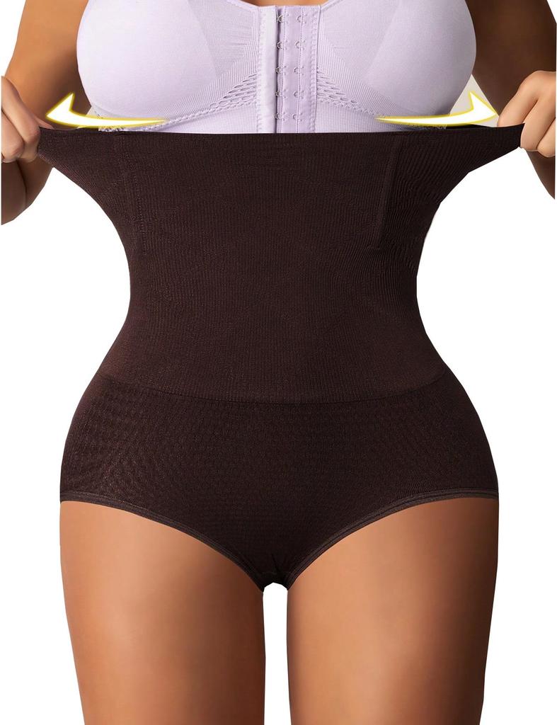 High-Waisted Tummy Control Seamless Body Shaping Underwear for Women