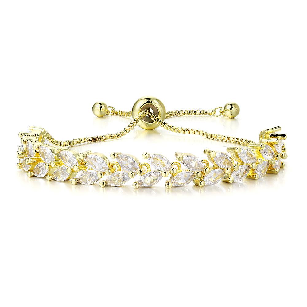 

Популярный теннисный браслет из камня «кошачий глаз» для женщин, микро-инкрустированный кристаллами циркония, регулируемый браслет, ювелирное изделие