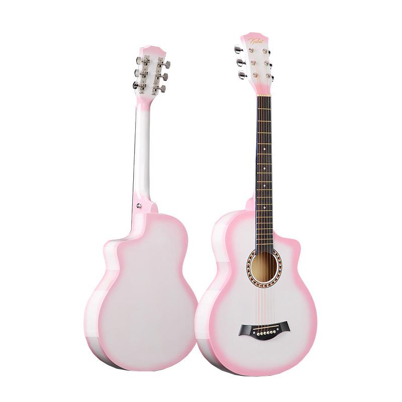 38-Inch Gradient Acoustic Wooden Guitar for Beginners