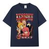 Japonské Anime Bocchi The Rock Gotoh Hitori Kessoku Band Trička Pánské Dámské Oblečení Móda Harajuku Bavlněné Oversized Tričko