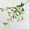 Wedding Celebration Artificial Wintergreen Leaves With Pearl Accents For Photography And Gifts