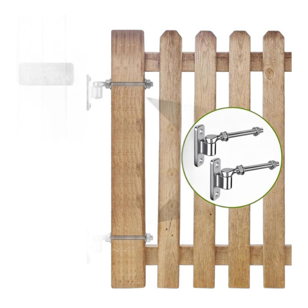 Steel Bolts Door Hinge Easy Install Gate Hinges Adjustable Bolt Hinges Heavy Duty Door Hinges for Various Doors & Gates