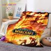 WOW, World of Warcraft Demon Hunter, Lich King Game Flannel Blanket for Beds Bedroom Sofa Picnic,Throw Outdoor Leisure 013