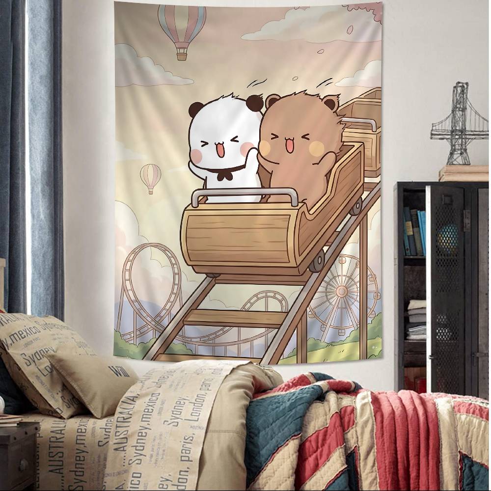 BuBu Und DuDu Anime Wandteppich Für Wohnzimmer Haus Studentenwohnheim Dekor Hausdekor