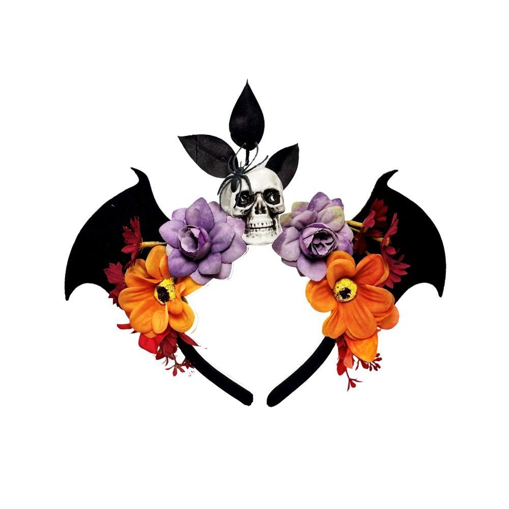 Halloween Decor Skull Head Headband Dark Day of The Dead Headband Halloween Skull Headband  Cosplay