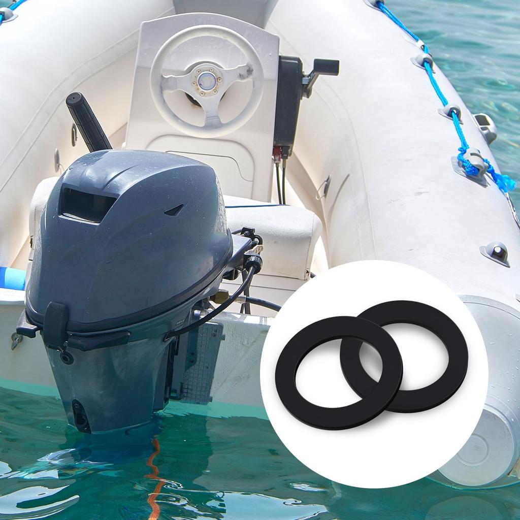 30pcs 332-60006-1 Lower Unit Drain Plug Gasket, Gear Lube Drain Screw Washer Outboard Parts Oil Change Kit for Tohatsu Mercury Mallory